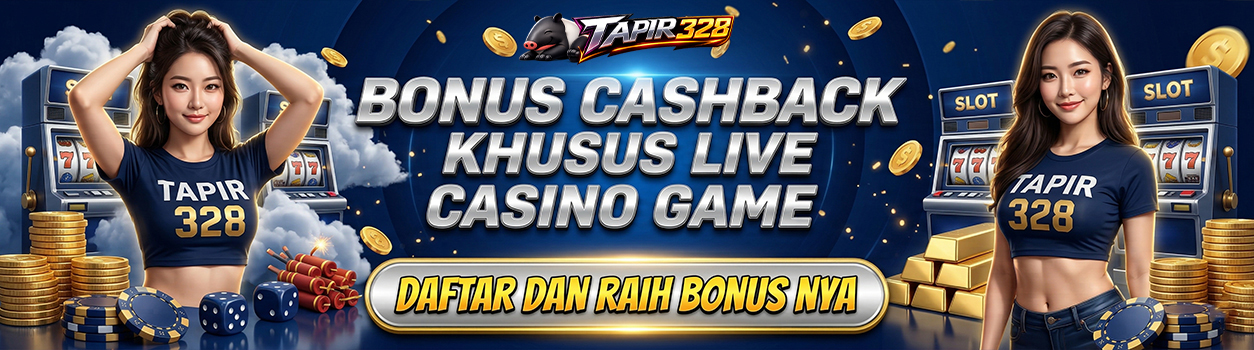BONUS CASHBACK KHUSUS LIVE CASINO GAMES 4%